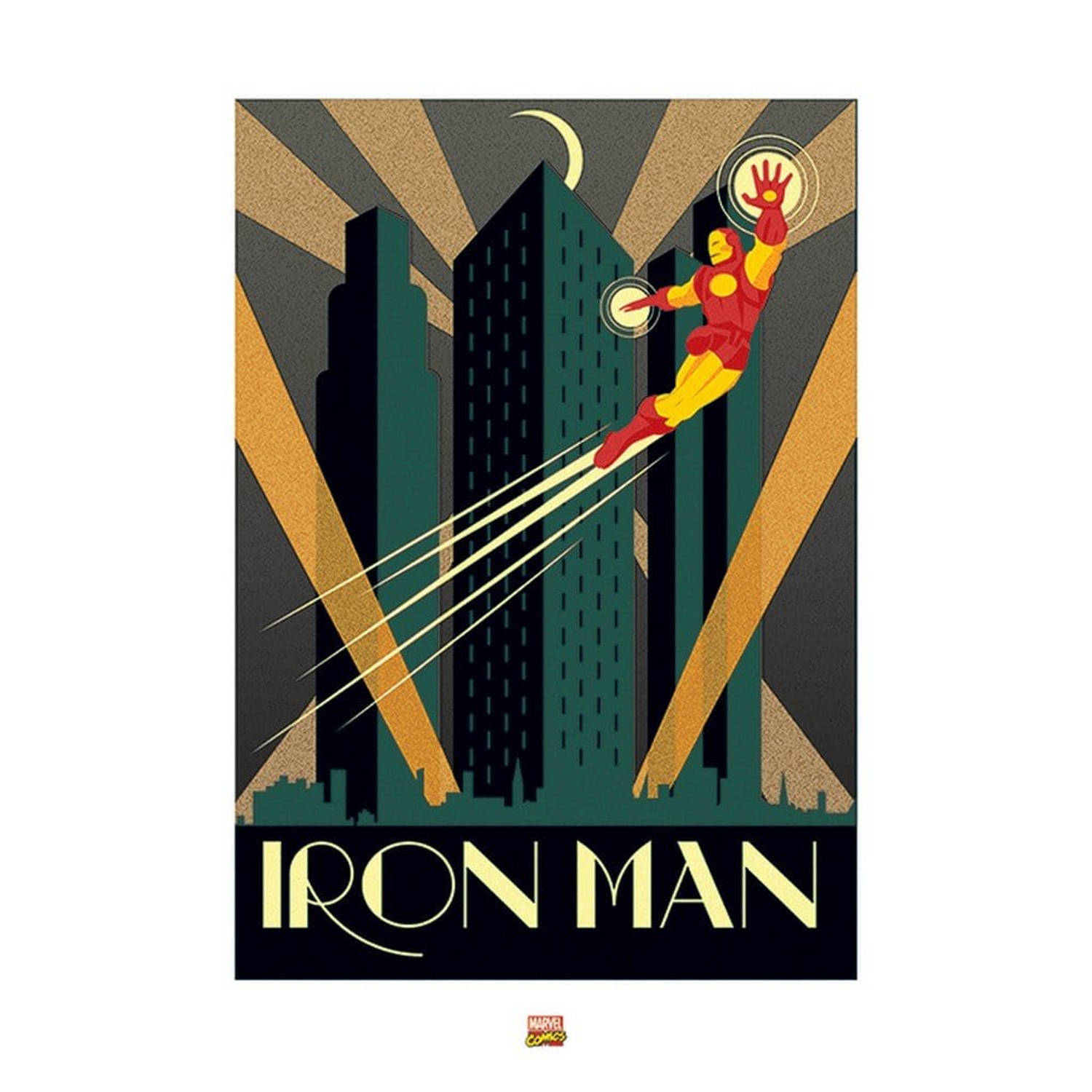 Pyramid marvel deco iron man kunstdruk 60x80cm