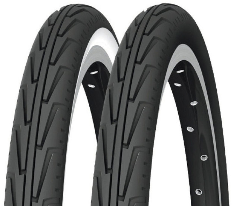 Michelin City'J 20"" draadband, black/white