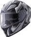 Germot Casque intégral GM 711 Noir mat/Gris Taille M