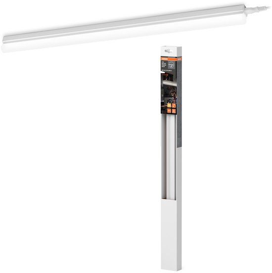 Osram Batten Sensor LED lichtbalk 60cm 8W 900lm Warm Wit (3000K) PIR IP20
