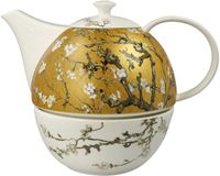 Goebel - Vincent van Gogh Theepot met warmer Amandelboom goud Porselein 1,2L