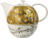 Goebel - Vincent van Gogh Theepot met warmer Amandelboom goud Porselein 1,2L