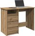 Maison Exclusive - Bureau, chêne artisanal, 102x50x75 cm, panneau de particules