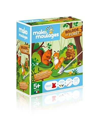 mako moulages Creatieve set – bosbos 3 vormen