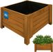 KOTARBAU® Houten Plantenbak, Kiefernhout, 50 x 50 x 30 cm, Eik