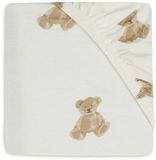 Jollein Baby - Hoeslaken Jersey 70/75x140/150cm - Ledikant Babybed - Zacht Katoen - Teddy Bear