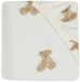 Jollein Baby - Hoeslaken Jersey 70/75x140/150cm - Ledikant Babybed - Zacht Katoen - Teddy Bear