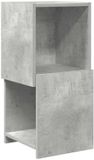 vidaXL Hoekkast 30,5x30x65cm bewerkt hout beton grijs