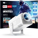 OEM Mini-projector, Full HD 1080P, draagbaar, met Wi-Fi, Bluetooth, en 180° draaibaar