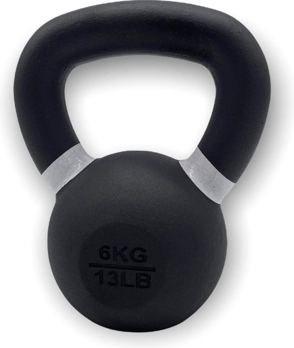 Padisport Kettlebell 6 kg - kettlebell - 6 kg - cast iron - gietijzer - fitness - gewicht