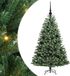 vidaXL Kunstmatige Hinged Kerstboom Groen 120 cm PVC en Metaal