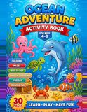 Ocean Adventure Activity Book for Kids Ages 4-8