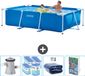 Intex Rechthoekig Frame Zwembad - 260 x 160 x 65 cm - Blauw