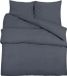 vidaXL Dekbedovertrekset Antraciet 135x200 cm Microvezel