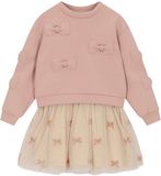 Le Chic jurk SABOW C608-5810 Victorian Pink - Maat 116