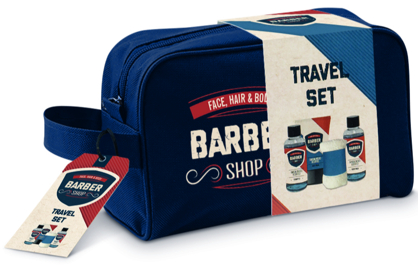Barbershop Face Hair & Body Travel Set