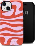 Selencia Vivid Backcover iPhone 14 - Dream Swirl Rose