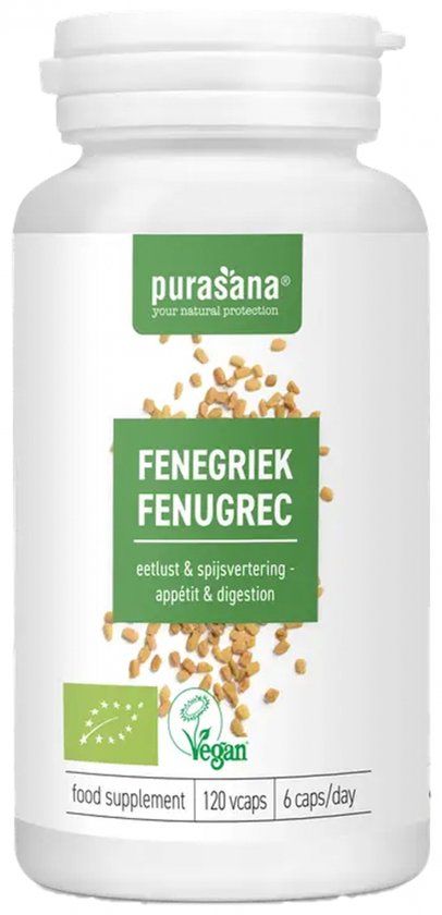 Purasana Bio Fenegriek 330mg Capsules