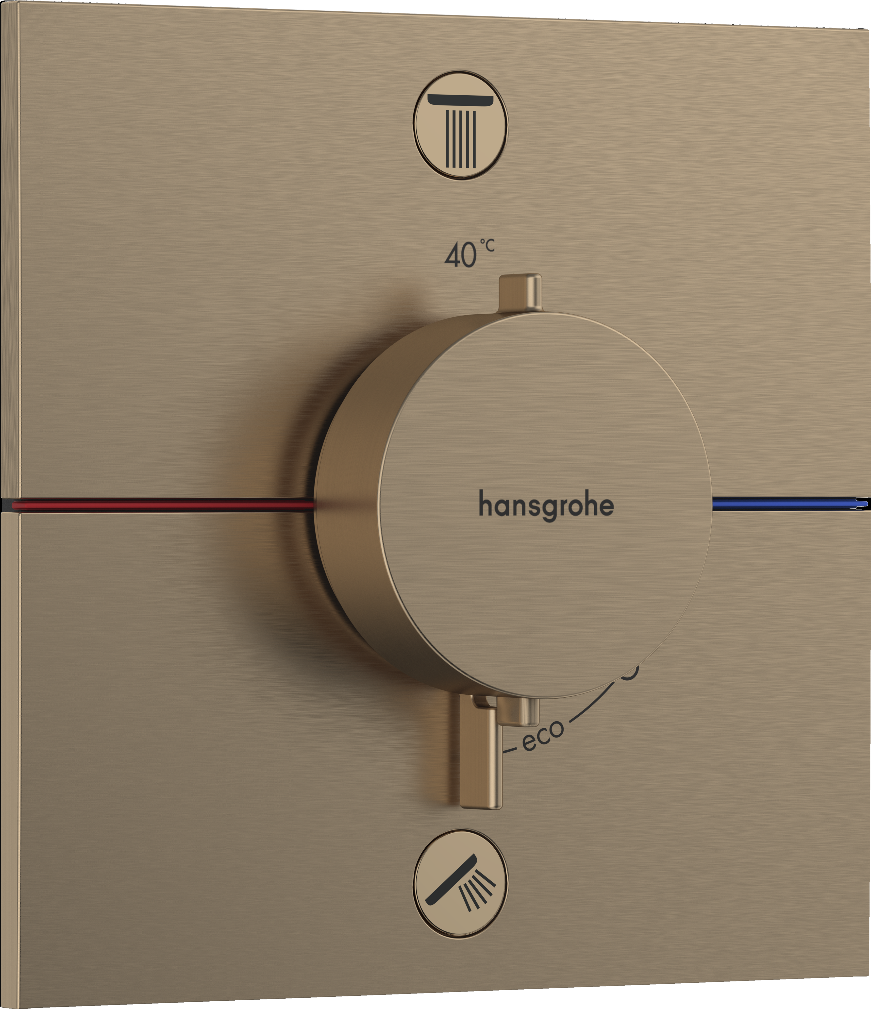 Hansgrohe ShowerSelect Comfort E Inbouw Thermostaat - Brushed Bronze