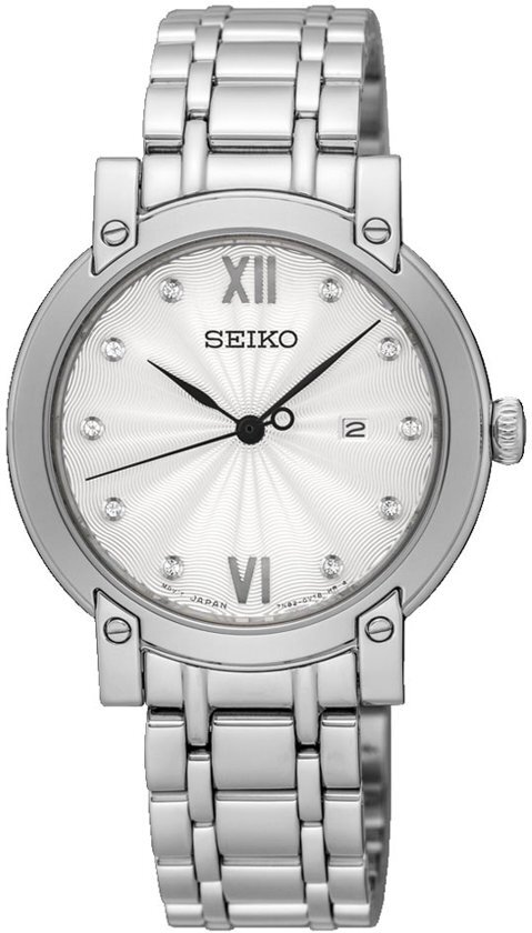 Seiko SXDG79P1 horloge dames - zilver - edelstaal