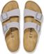 Birkenstock Arizona, Birko Flor Slippers - Vrouwen - Grijs