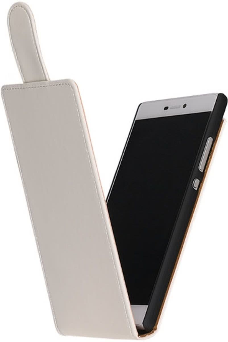 Best Cases Classic Wit Samsung Galaxy S4 Flip Case Hoesje - 8718883050624