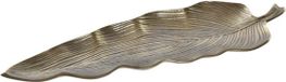 Merkloos DKD Home Decor Gouden Aluminium Blad van een plant (76 x 25 x 5 cm)