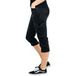 Full Volume by EMP EMP Full Volume Capri Shorts With Bow Detail - 27 tot 30 - voor Vrouwen - zwart