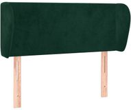 vidaXL Hoofdbord - 93x23x78/88 cm - Fluweel - Donkergroen