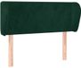 vidaXL Hoofdbord - 93x23x78/88 cm - Velours - Donkergroen
