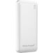 RealPower Batterie externe 10000 mAh Fast Charge, SuperCharge, Power Delivery USB-A, USB-C® blanc