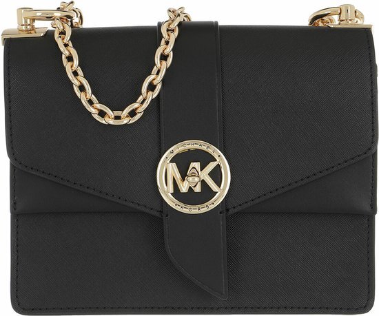 Michael Kors Greenwich Small schoudertas van leer