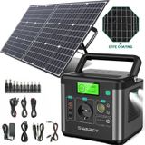 SWAREY 300W Draagbare Energiecentrale met 100W Zonnepaneel