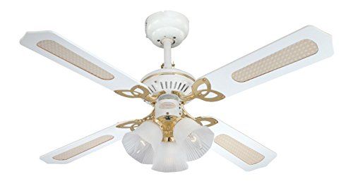 Westinghouse Princess Trio Plafondventilator Met Verlichting, Wit