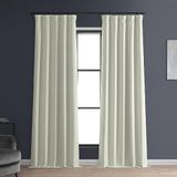 HPD Half Price Drapes Solide thermisch geïsoleerde verduisterende gordijnen voor slaapkamer 213 cm lang gordijn (1 paneel) kenmerkende verduisterende linnen gordijnen voor woonkamer, 50 W x 84 l,