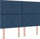 vidaXL Boxspringbed met hoofdeinde Blauw 140 x 200 cm Stof