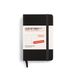 LEUCHTTURM1917 370557 weekkalender 2025, Mini A7 hardcover - 12-maanden-planner, 80 g, gelinieerd - zwart