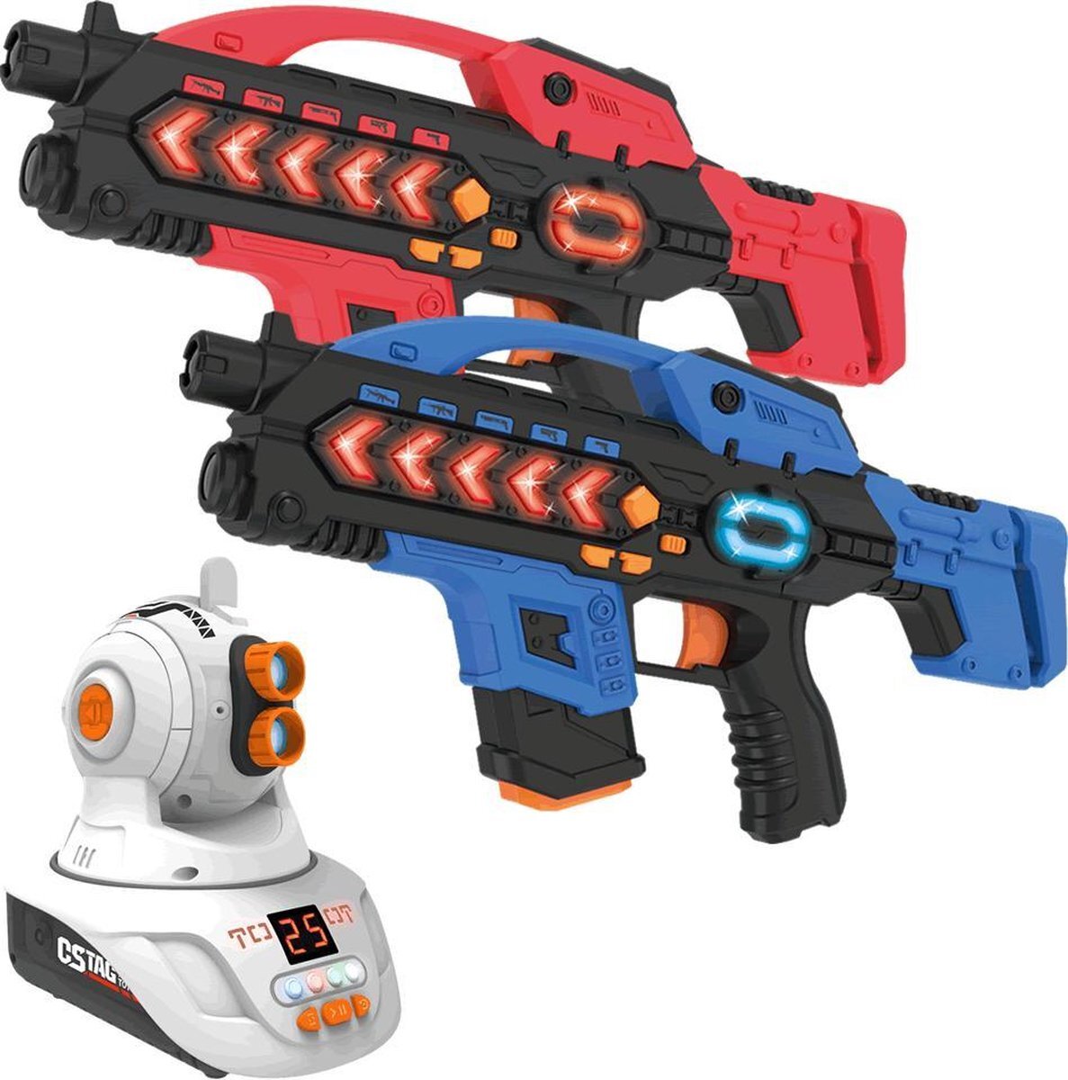 KidsTag 2 Plus lasergeweren + projector - outdoor & indoor lasergame set