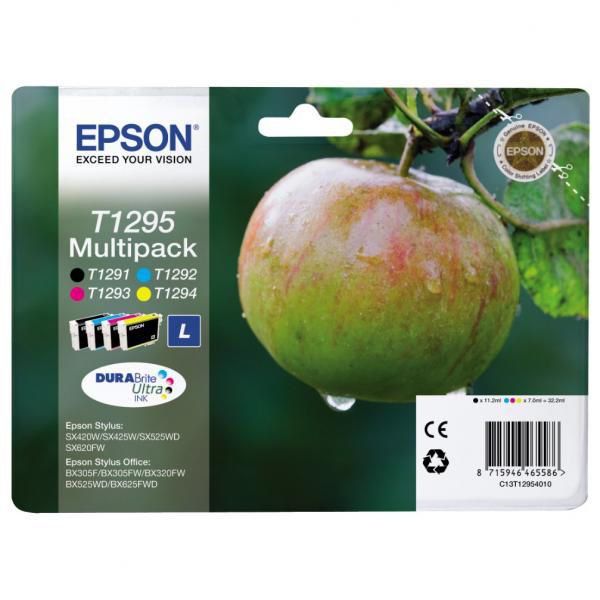 Epson T1295 Multipack - Inktcartridge - Cyaan, geel, magenta, zwart