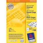 Avery Universal Labels, White 70x29,7mm