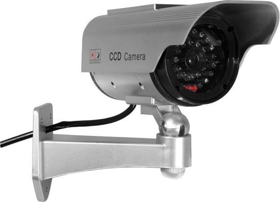 Maclean Energy Dummy-camera SOL1200 Zonne-flitsend LED-ingebouwd zonnepaneel