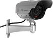 Maclean Energy SOL1200 Dummy Camera - Solar Powered with LED and Solar Panel - Silver
