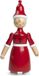 Kay Bojesen Kerstvrouw 20 cm rood
