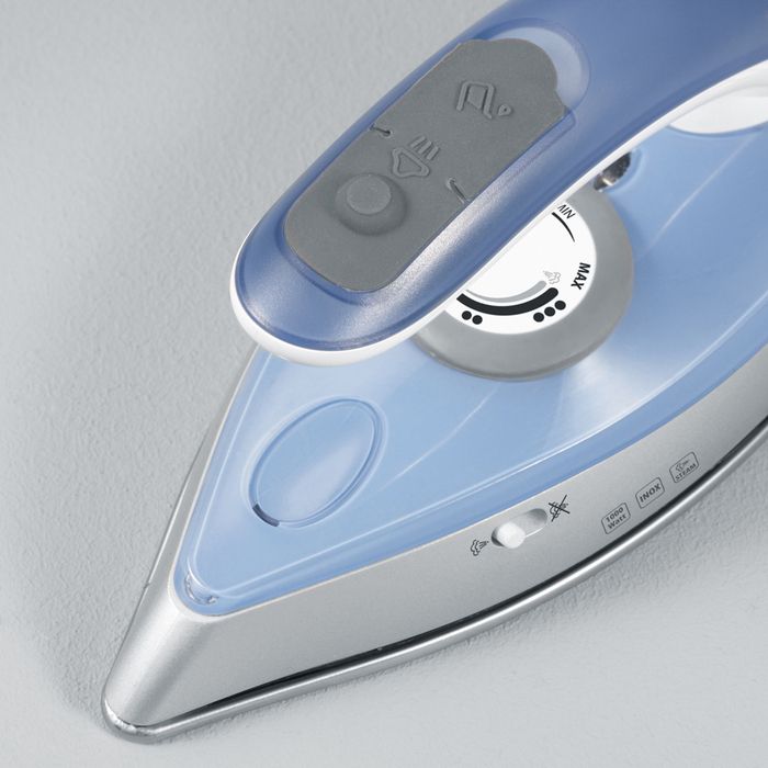 Severin BA 3234 - Reisstrijkijzer - 1000W - Blauw/Zilver