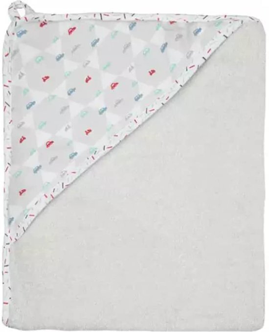 bébé-jou Badcape 75x85 cm grijs 3010108 grijs