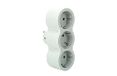 Contactadapter Legrand Contactadapter 3X Shuko wit NIEUW type F Kindershutzt 2P + E CE