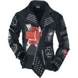 Rammstein Veste mi-saison - Écussons en métal - S à XXL - pour Femmes - noir