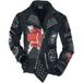 Rammstein Veste mi-saison - Écussons en métal - S à XXL - pour Femmes - noir