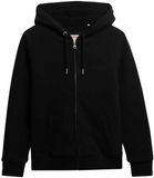 Superdry Dames Hoodie met Borgvoering en Rits - Zwart