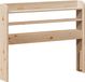 vidaXL Hoofdbord met schappen 90 cm massief grenenhout
